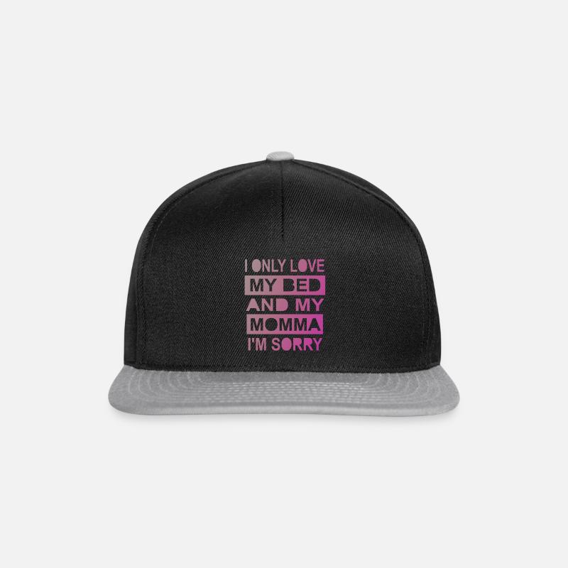 rap saying funny - Snapback Cap - black/grey