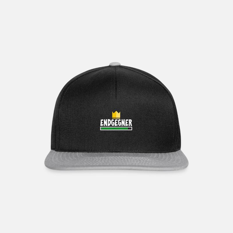 Endgegner Der Extraklasse - Snapback Cap - Schwarz/Grau