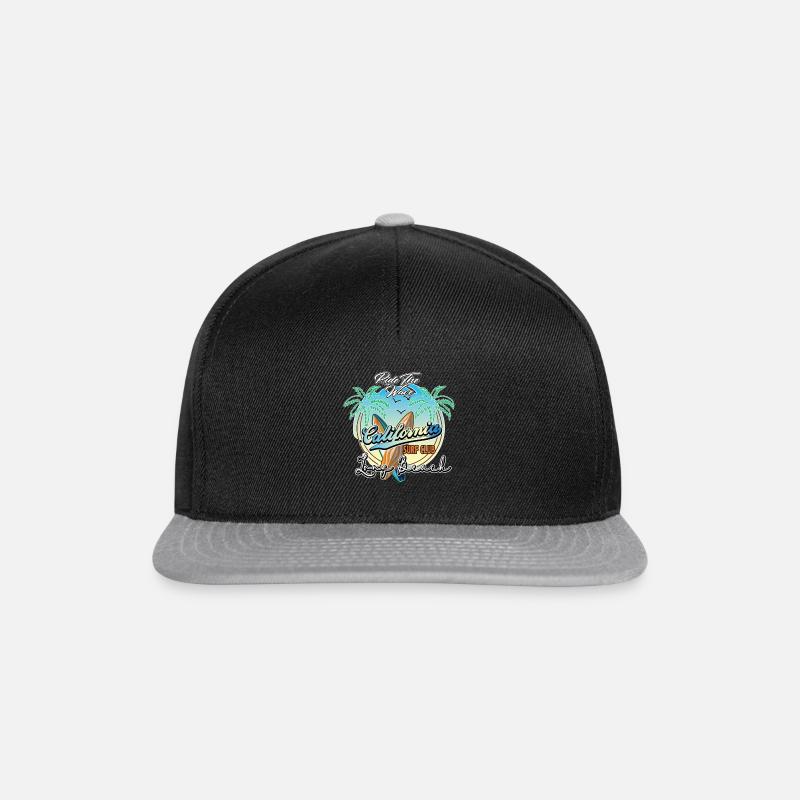 California Surfing - Snapback Cap - Schwarz/Grau