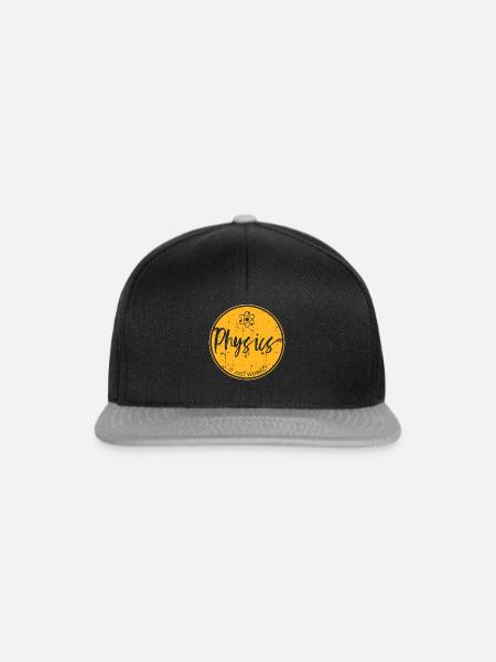 Physik - Snapback Cap - Schwarz/Grau