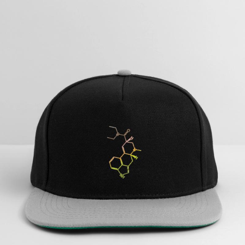 Molécule de formule structurelle LSD A. Hofmann Bicycle Day Casquette snapback
