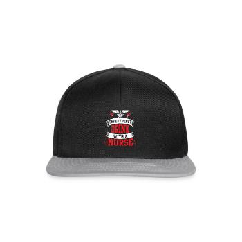Infirmière Infirmière Infirmière - Casquette snapback - noir/gris - Devant