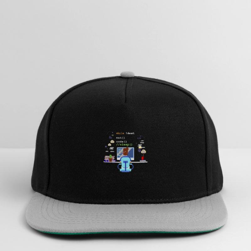Eat Sleep Code Computer Science Programming Snapback Cap