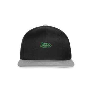 Brauer Bier brauen - Snapback Cap - Schwarz/Grau - Vorne