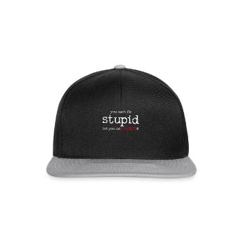Scheidung - Snapback Cap - Schwarz/Grau - Vorne