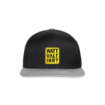 Électricien Électroniciens Electricité - Casquette snapback - noir/gris - Devant