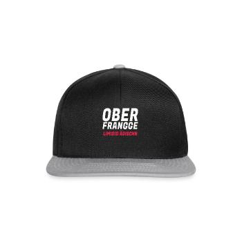 oberfranken - Snapback Cap - Schwarz/Grau - Vorne