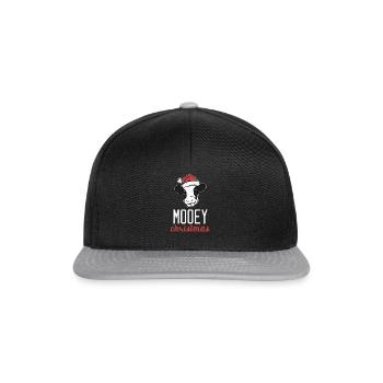 Cow Christmas Costume - Snapback Cap - black/grey - Front