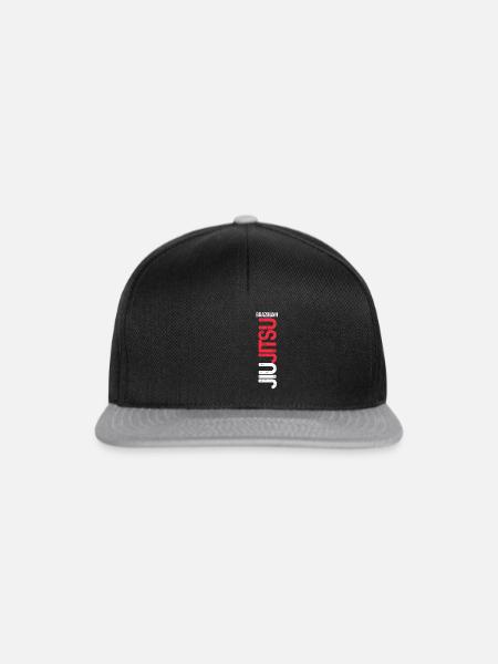 Brazilian Jiujitsu - Snapback Cap - Schwarz/Grau