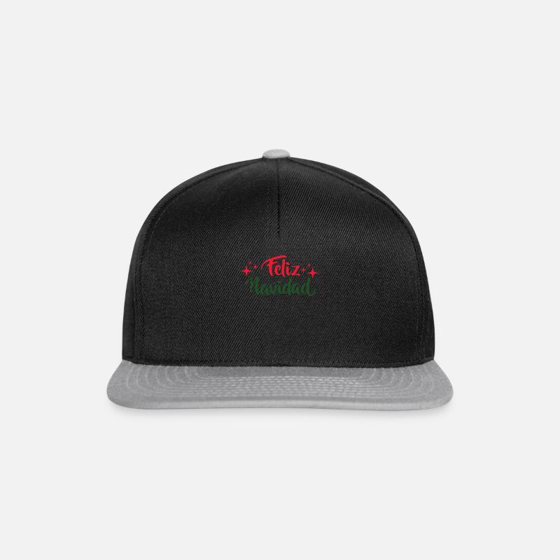 Feliz Navidad - Casquette snapback - noir/gris