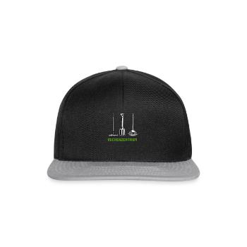 Rechenzentrum Rechenzentrum Rechenzentrum - Snapback Cap - Schwarz/Grau - Vorne