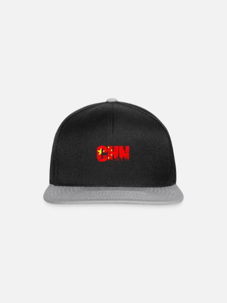 China - Snapback Cap - Schwarz/Grau