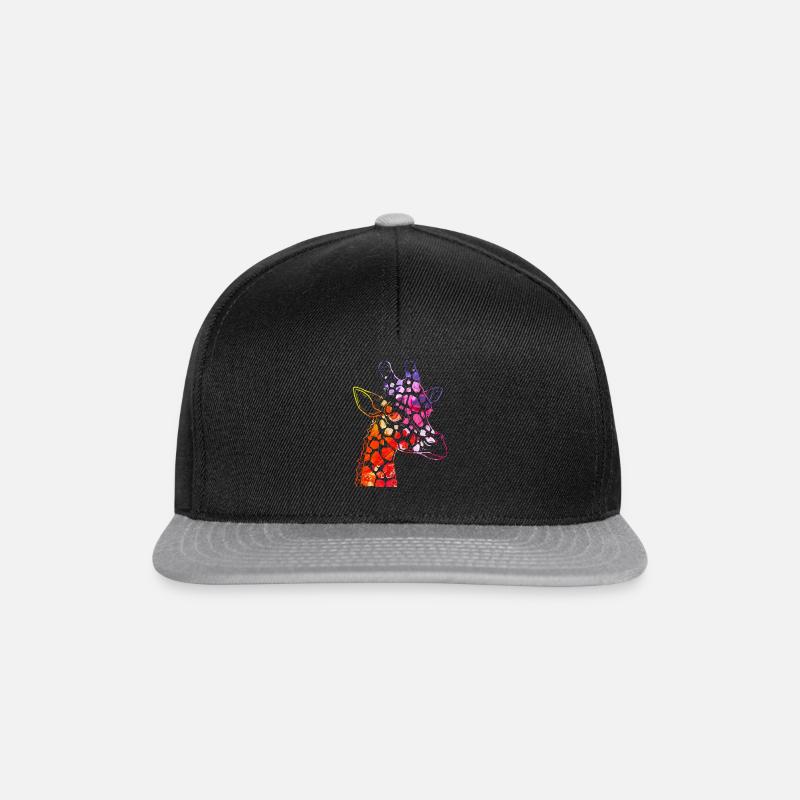 Giraffe - Snapback Cap - Schwarz/Grau