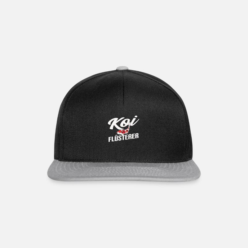 Koi Flüsterer - Snapback Cap - Schwarz/Grau