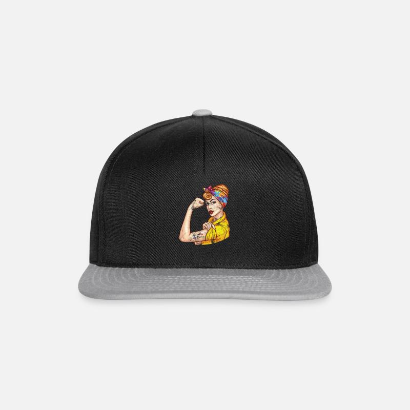 Autismus Mom Autismus Geschenk - Snapback Cap - Schwarz/Grau