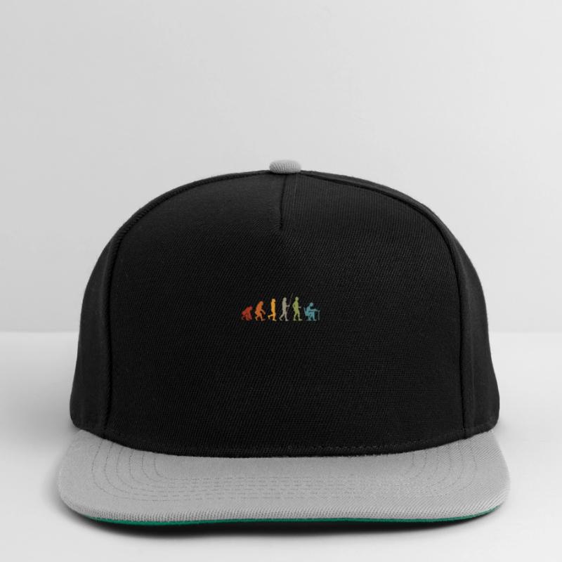 Programmer evolution computer programming Snapback Cap