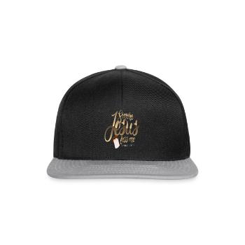Smores Matthieu 22 Conception chrétienne - Casquette snapback - noir/gris - Devant