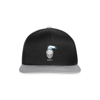 Chemise Sockrates Chaussettes Socrates Philosophie Geek Edu - Casquette snapback - noir/gris - Devant