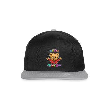 Ugga Mugga Shirt Kids Tiger I Love You Tshirt Gift - Snapback Cap - black/grey - Front