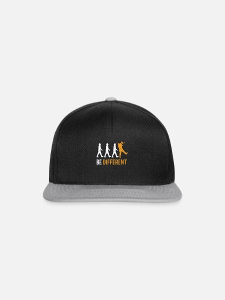 Posaune Posaunist Musiker - Snapback Cap - Schwarz/Grau