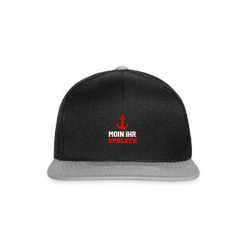 Anker Hamburh Spacken - Snapback Cap - Schwarz/Grau - Vorne