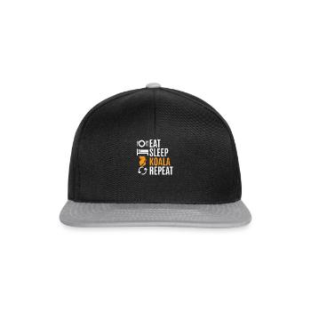 Koala bear - Snapback Cap - black/grey - Front