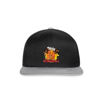 quokka - Casquette snapback - noir/gris - Devant