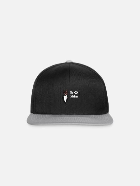 Der Katzenvater - Snapback Cap - Schwarz/Grau