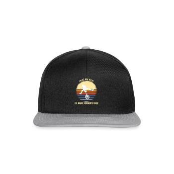 Einrad Verrueckte Sachen - Snapback Cap - Schwarz/Grau - Vorne