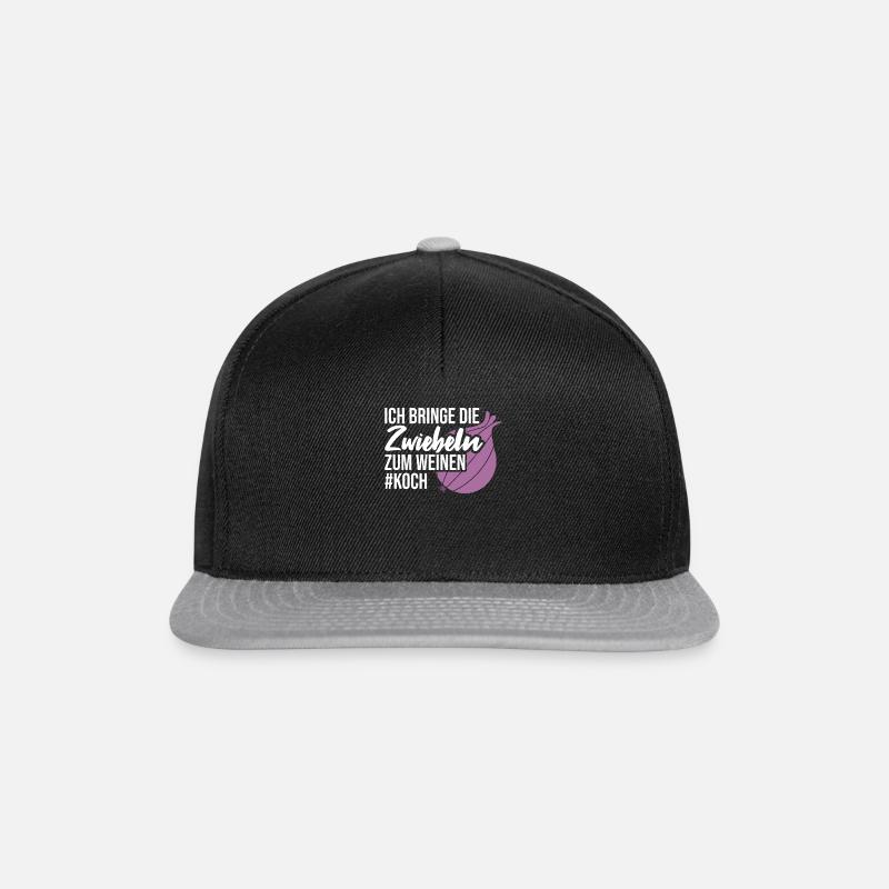 Koch Kochen - Snapback Cap - Schwarz/Grau