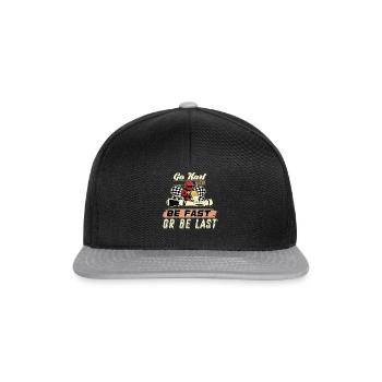 go Kart - Snapback Cap - black/grey - Front