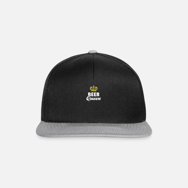 Bierkönigin - Snapback Cap - Schwarz/Grau