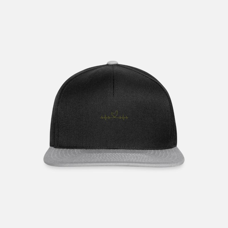 Huhn - Snapback Cap - Schwarz/Grau