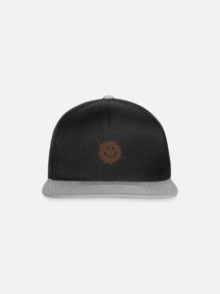 Mud Run Shirts für Frauen & Männer Mud Running Team - Snapback Cap - Schwarz/Grau