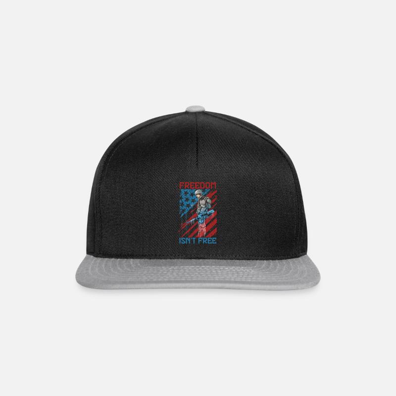 La liberté n'est pas gratuite - Casquette snapback - noir/gris