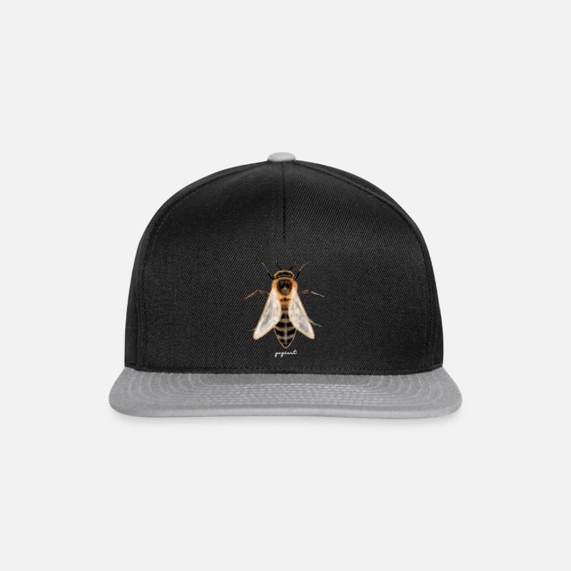 bee - Snapback Cap - black/grey