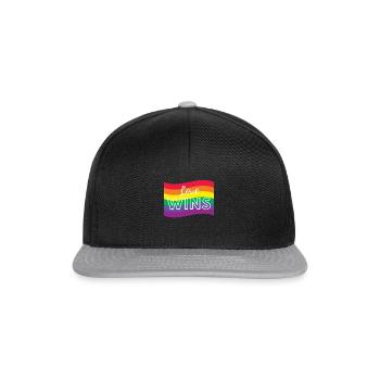 Pride - Snapback Cap - Schwarz/Grau - Vorne