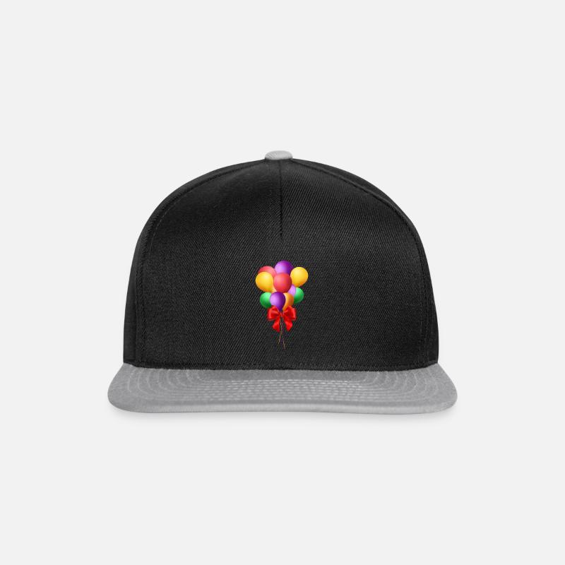 des ballons - Casquette snapback - noir/gris