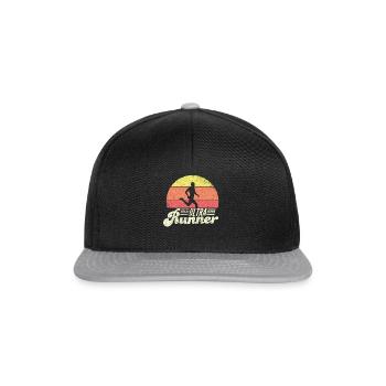 Ultra Runner Classic Retro Vintage UltraMarathon - Snapback Cap - black/grey - Front