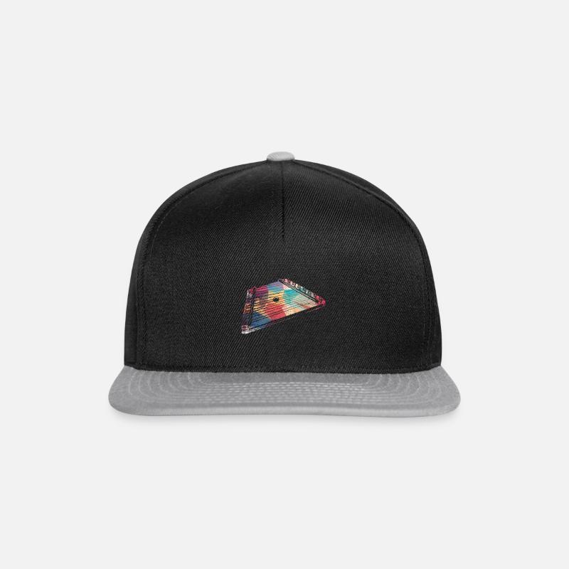 Kastenzither Hackbrett - Snapback Cap - Schwarz/Grau