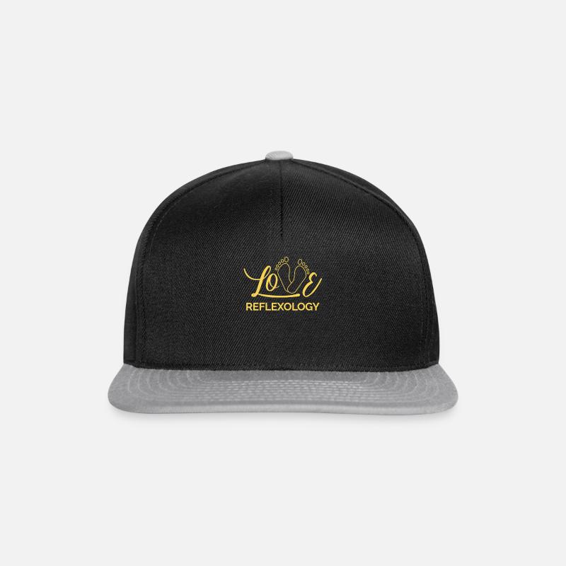 Love Reflexology - Snapback Cap - black/grey