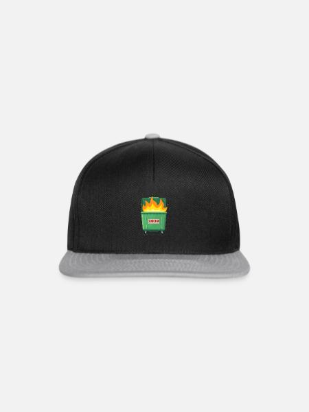 2020 ist Müll - Snapback Cap - Schwarz/Grau