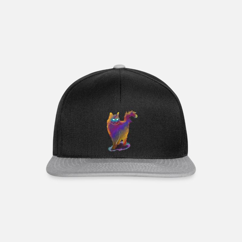 Space Cat Universe Purrfect - Snapback Cap - Schwarz/Grau
