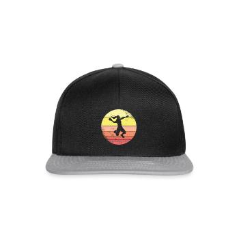 handball joueur de handball joueur de handball - Casquette snapback - noir/gris - Devant