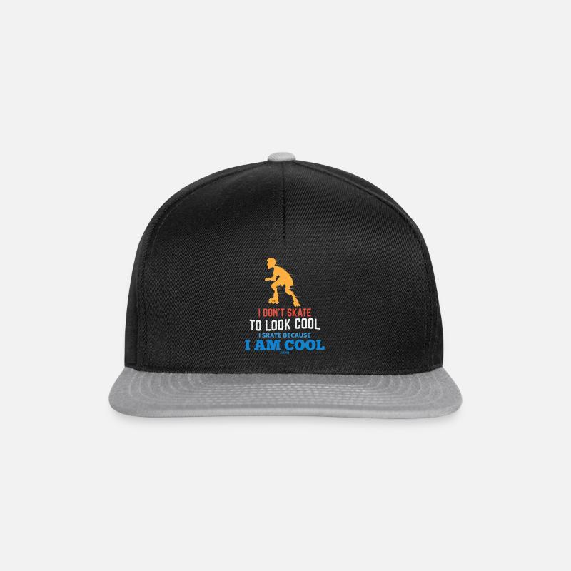 Patins à roulettes Rollers - Casquette snapback - noir/gris