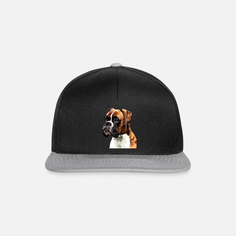 Boxer - Snapback Cap - Schwarz/Grau