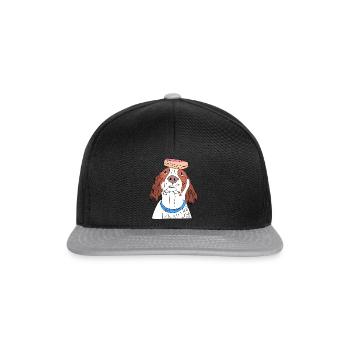 Chien Donut Dream - Casquette snapback - noir/gris - Devant