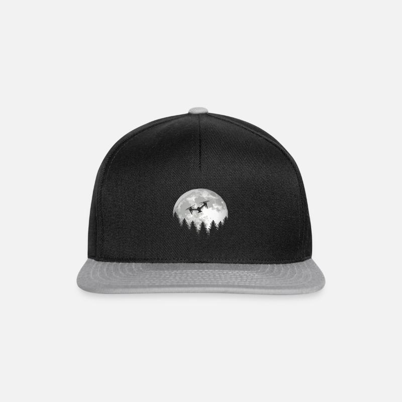 Drone Drone Drone pour les pilotes de drone - Casquette snapback - noir/gris