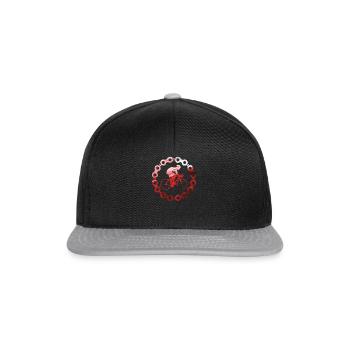 bicycle - Snapback Cap - black/grey - Front