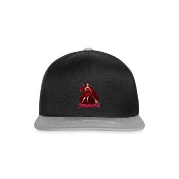 Putzteufel Putzfrau Reinigungskraft - Snapback Cap - Schwarz/Grau - Vorne